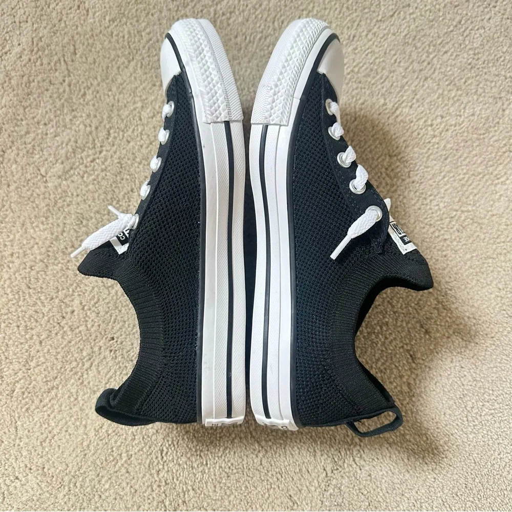Converse Kids Chuck Taylor All Star Shoreline Knit Slip-On Sneakers - Black
